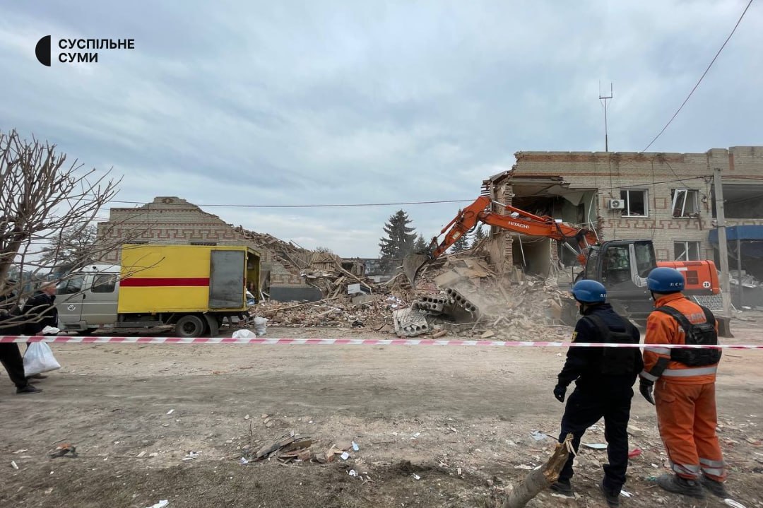 Обстрел Сумской области 24 марта