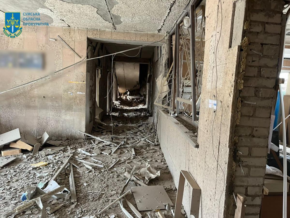 Обстрел Сумской области 24 марта