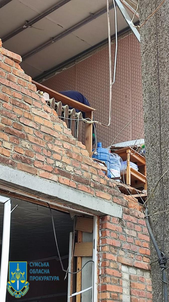 Обстрел Сумской области 24 марта