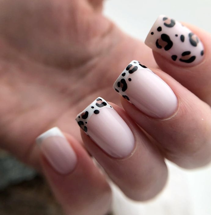 Леопардовий манікюр весна 2023