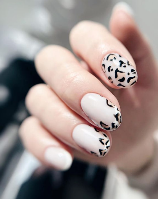 Леопардовий манікюр весна 2023