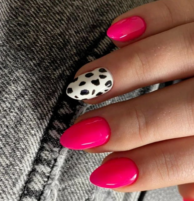 Леопардовий манікюр весна 2023