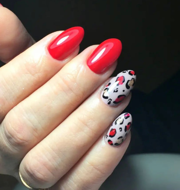 Леопардовий манікюр весна 2023