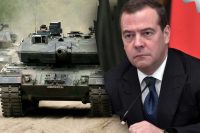 Погрожує салютом з Калібрів: Медведєв збісився через плани будівництва танкового заводу в Україні