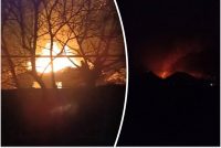 Оккупированную Горловку посетил хлопок: прогремели взрывы и вспыхнул пожар