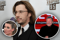 Соловьев ополоумел из-за шутки Галкина насчет головы пропагандистки Скабеевой