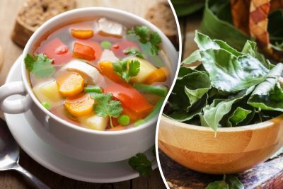 Суп, лавровый лист Суп, лавровый лист