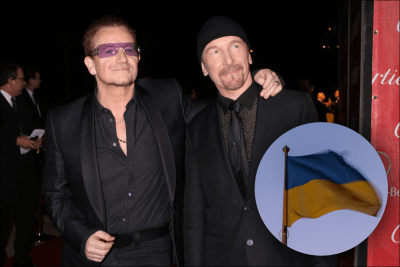 U2, флаг Украины U2, флаг Украины