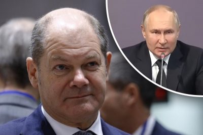 Олаф Шольц, Владимир Путин