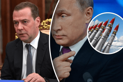 Путин, Медведев, ядерное оружие Путин, Медведев, ядерное оружие