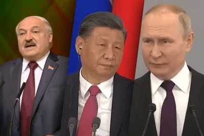 Сі Цзіньпін, Володимир Путін, Олександр Лукашенко Сі Цзіньпін, Володимир Путін, Олександр Лукашенко
