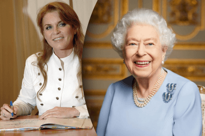 Сара Фергюсон, королева Єлизавета II