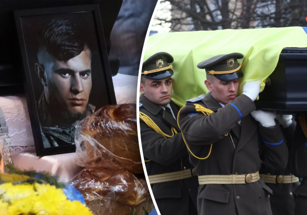 Плакали навіть чоловіки: на Прикарпатті попрощалися з полеглим Героєм "Да Вінчі"