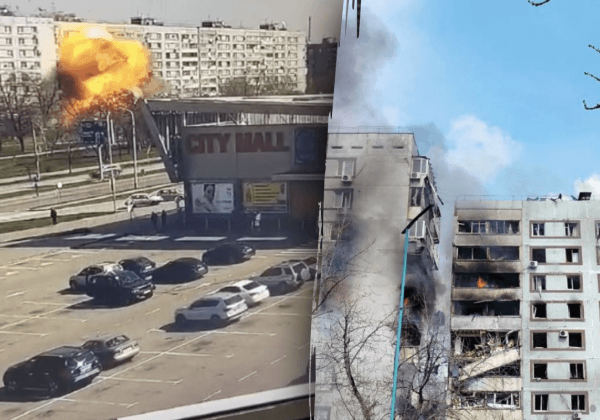 Окупанти РФ вдарили двома ракетами по житловій багатоповерхівці у Запоріжжі