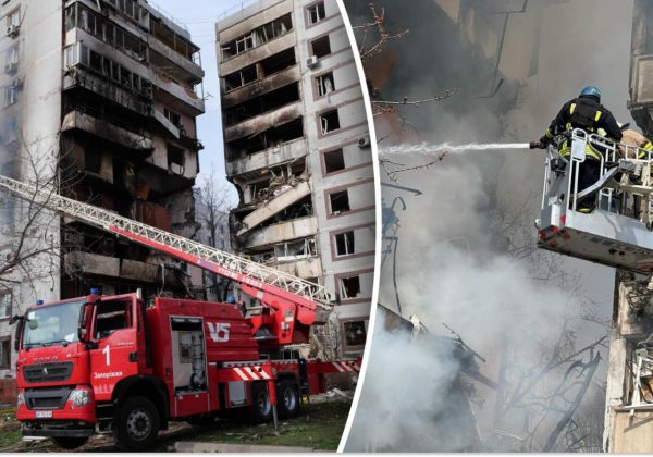 "Нам пощастило": жителі зруйнованих ракетою будинків у Запоріжжі розповіли, як їм вдалося вижити