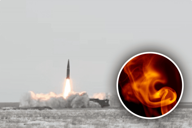 Удар ракетой "Кинжал" и пожар в Святошинском районе - КМВА