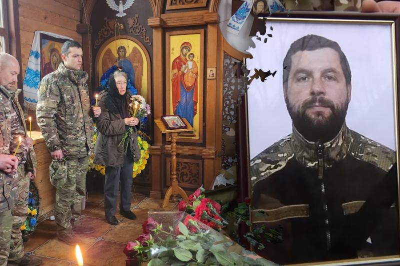 "Он был мужественным и преданным": в Днепре простились с полицейским, погибшим в боях за Бахмут