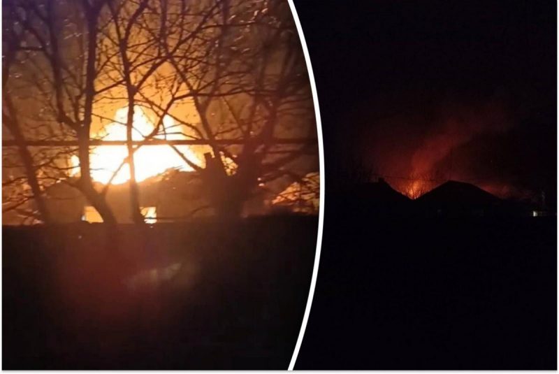 В окуповану Горлівку завітала "бавовна": прогриміли вибухи і спалахнула пожежа