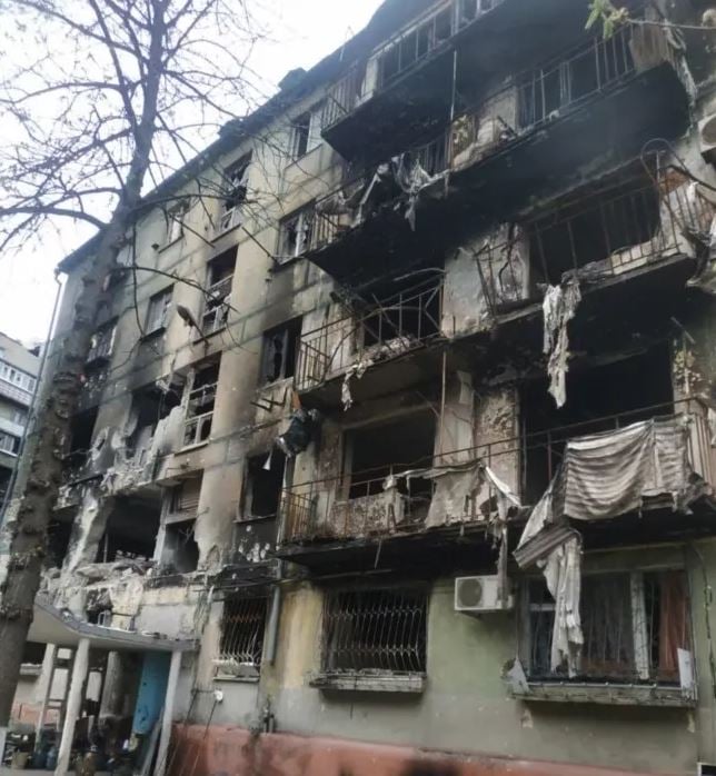 Дом, в котором жила семья подростка, сейчас полуразрушен оккупантами