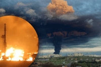 Бавовна в Севастополі, стовп диму видно за кілометри: окупанти заявили про атаку БПЛА