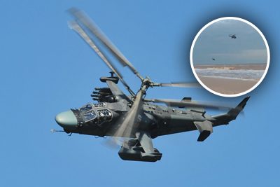 Аллигатор рухнул в Азовское море: потерпел крушение военный вертолет РФ Ка-52