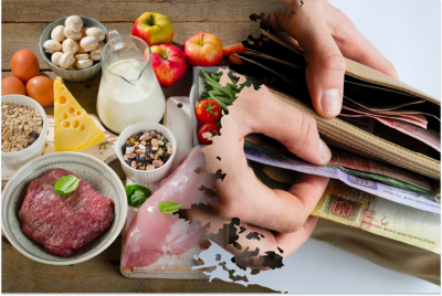 продукти, гроші продукти, гроші