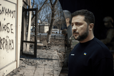 Володимир Зеленський, Бахмут Володимир Зеленський, Бахмут