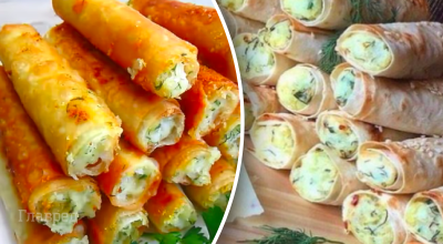 трубочки з лаваша рецепт