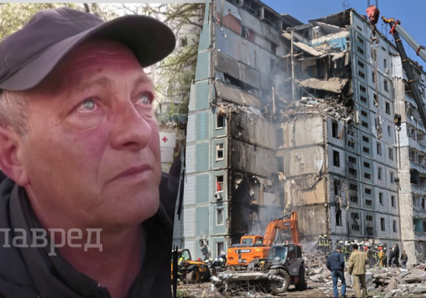 "Нікого нема в живих": чоловік, плачучи, перелічив сусідів, яких вбила російська ракета в Умані