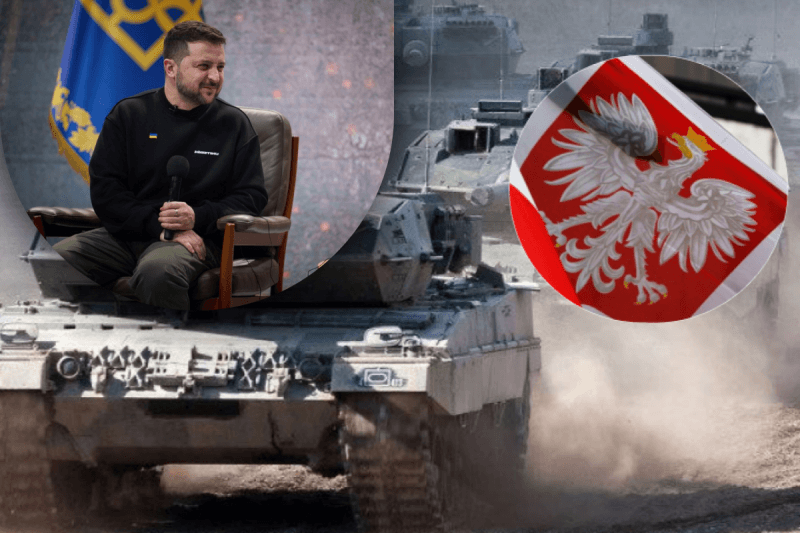 "Договоренности выполнены": польские танки уже на поле боя в Украине - Зеленский