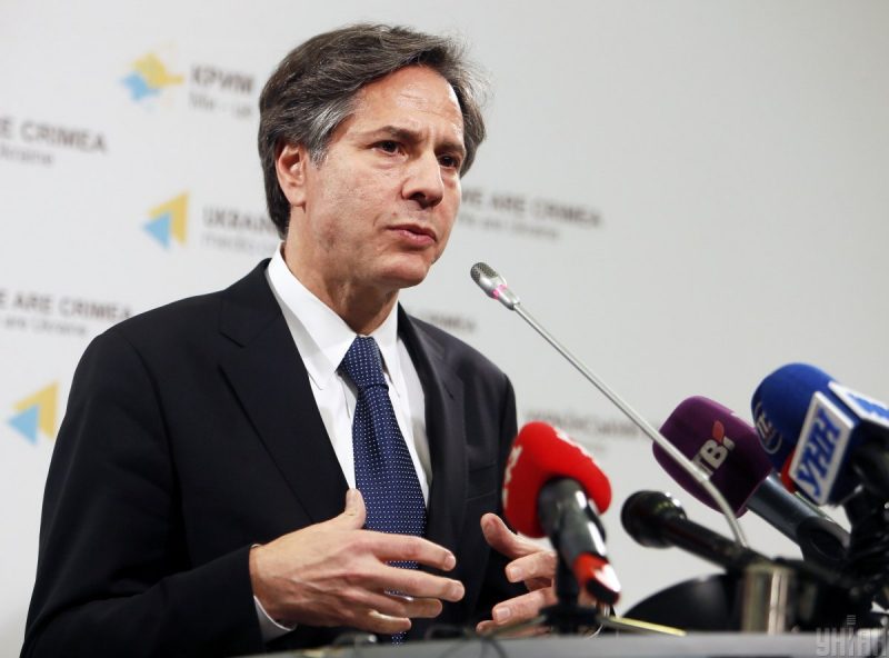 Решение о возвращении Крыма должна принимать Украина - Блинкен