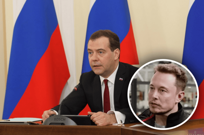 "Всі новини - пропаганда": Маск відмовився видалити пост Медведєва про "зникнення України"