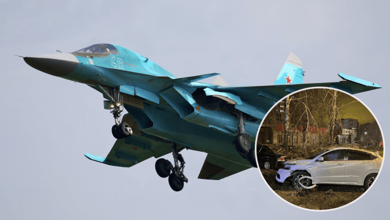 Російський Су-34 "впустив" боєприпас на Бєлгород: після вибуху в центрі міста з'явилася 20-метрова воронка