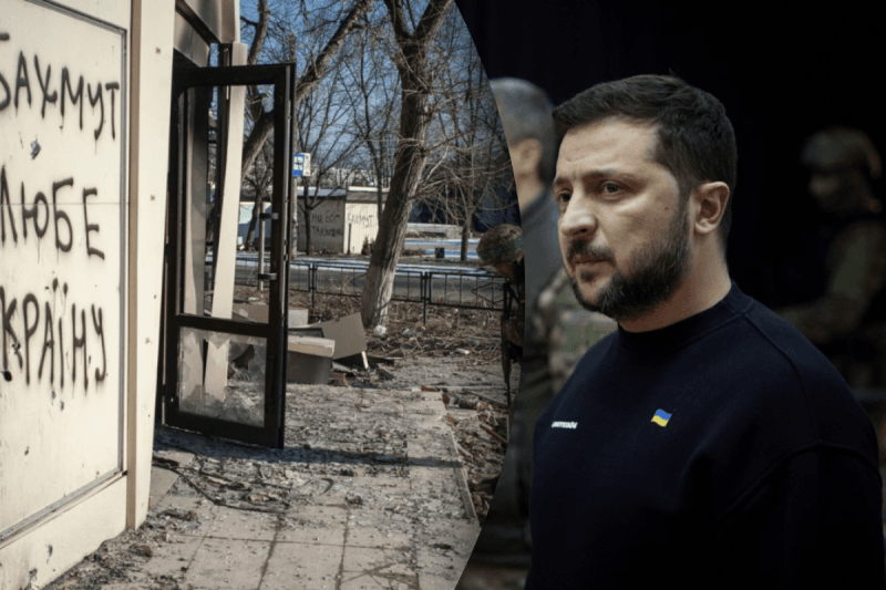 Украина не сдаст Бахмут, падение города откроет РФ путь на Краматорск и Славянск - Зеленский