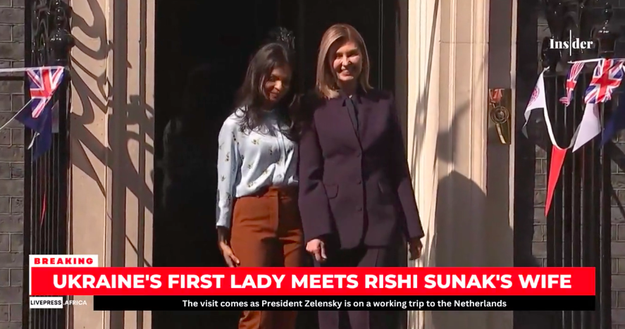 Олена Зеленська в Лондоні Олена Зеленська в Лондоні