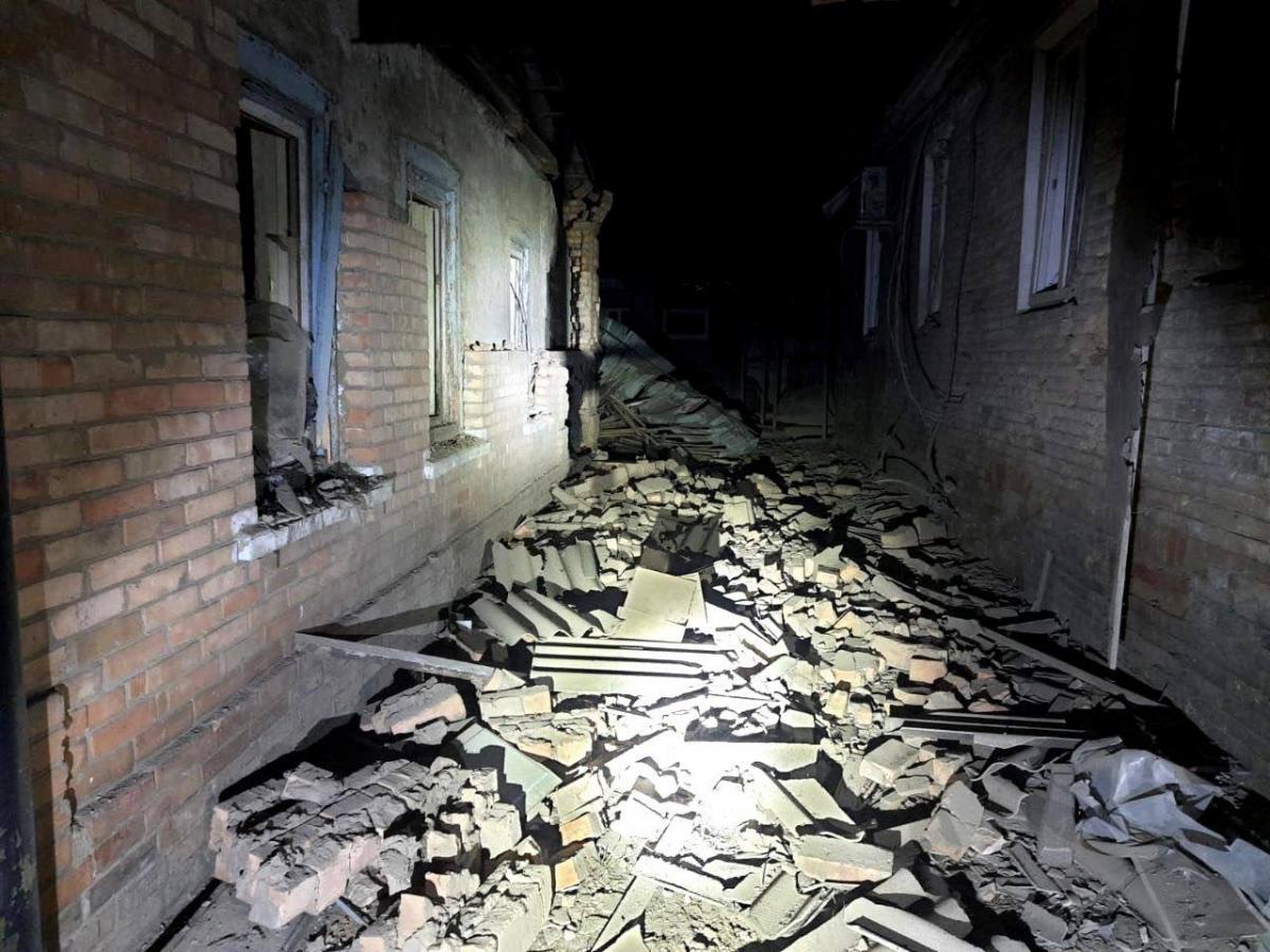 Результата обстрела Днепропетровщины 