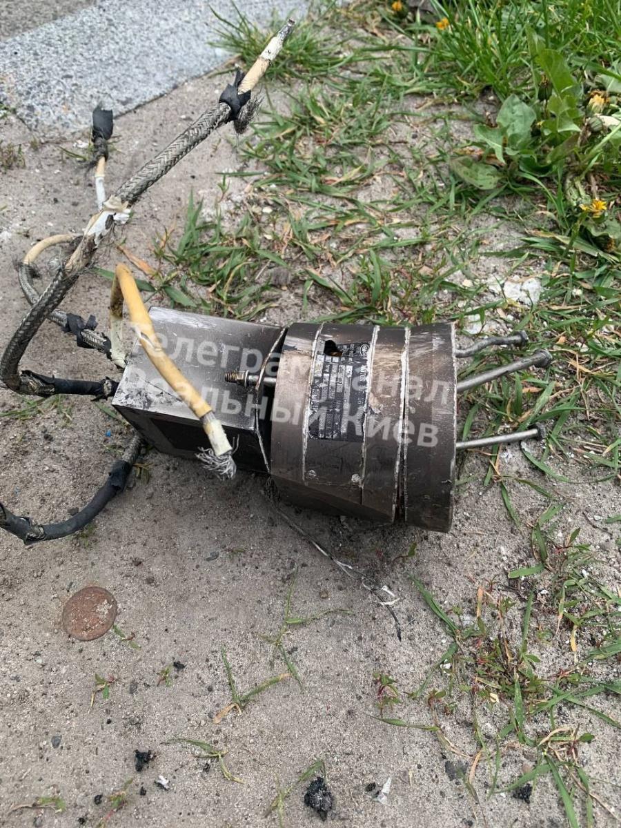 Обломки ракеты