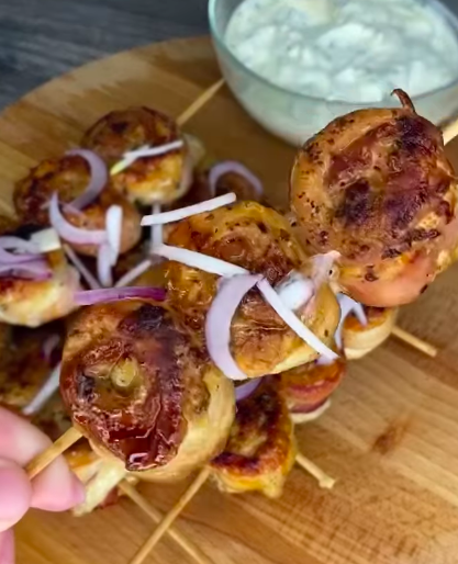 Курячий шашлик за 15 хвилин рецепт