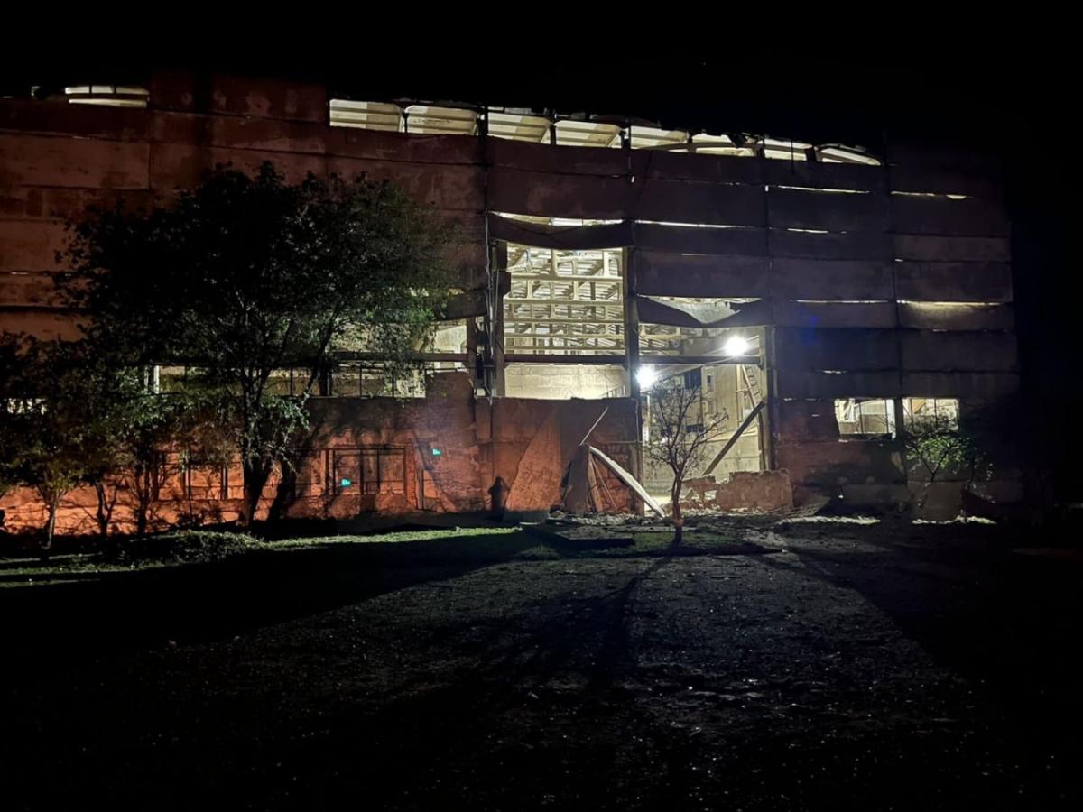 Последствия ракетного удара по Одессе