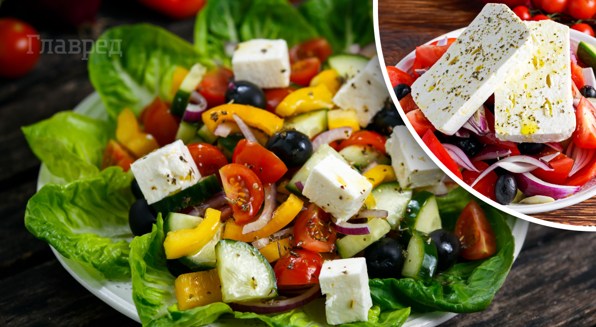 Греческий салат – кулинарный рецепт