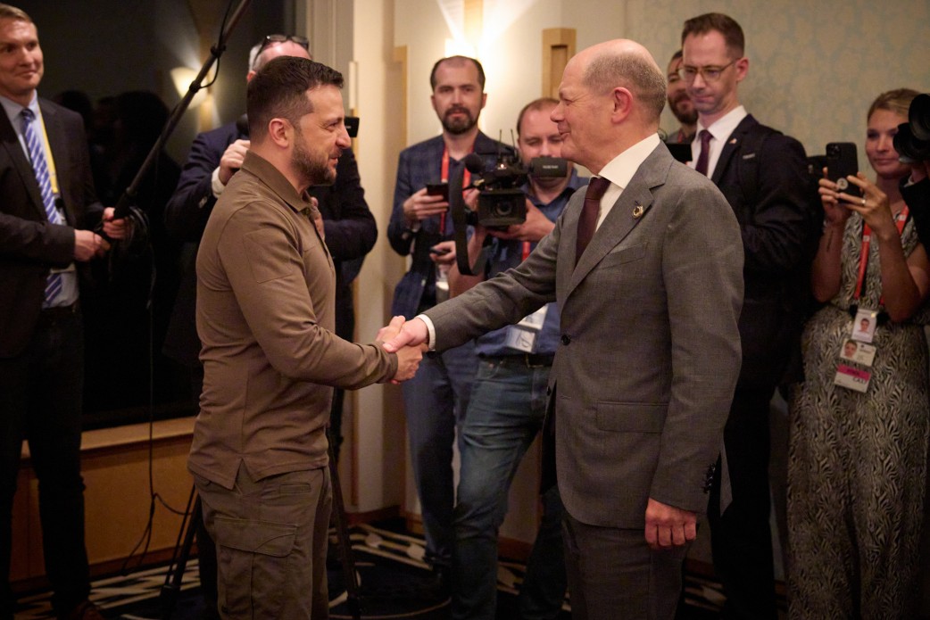 Зеленський Шольц