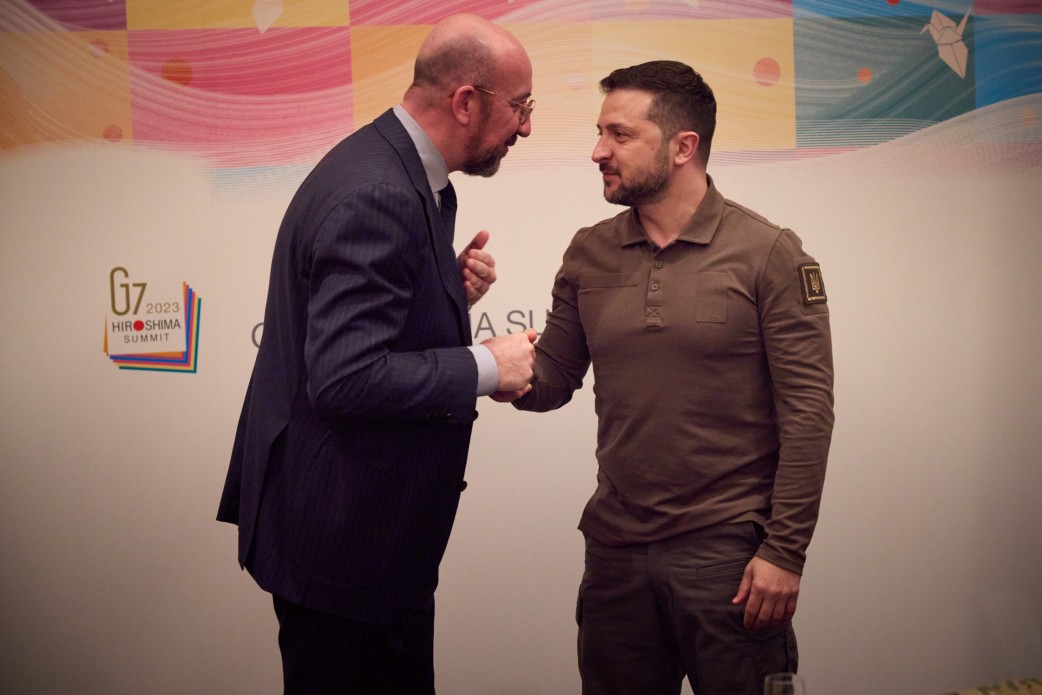 Зеленский и Шарль Мишель