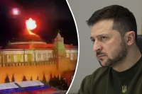 Неизвестный беспилотник ударил по Кремлю: у Зеленского заявили, что ничего не знают