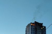 РФ ударила иранскими дронами по Киеву: есть жертва и пострадавшие, горит многоэтажка