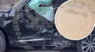 В центре Москвы в ДТП попал автомобиль патриарха РПЦ Кирилла: кадры с места происшествия