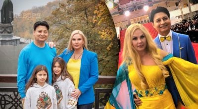 Довольная Камалия засветилась в объятиях мужа в Лондон Довольная Камалия засветилась в объятиях мужа в Лондон