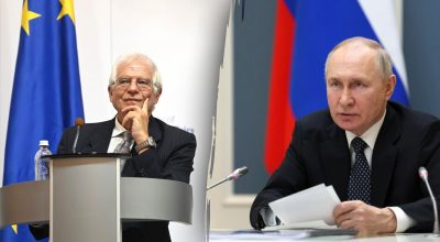 Володимир Путін, Жозеп Боррель Володимир Путін, Жозеп Боррель