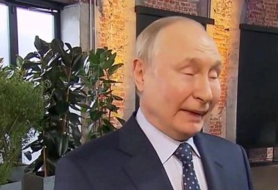 Выступил Путин, был он вял и скучен