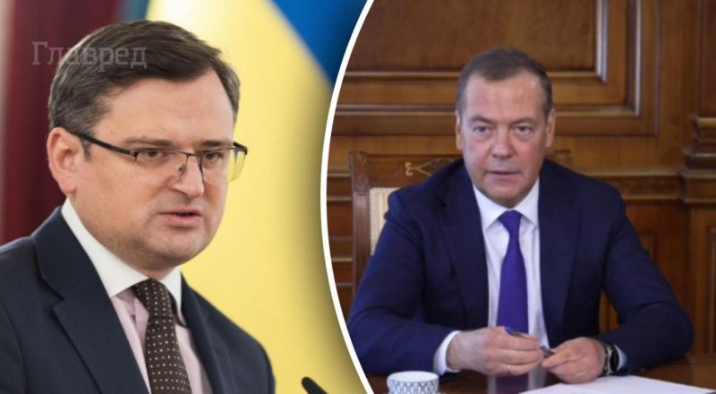 "Медведєв повинен пити менше горілки": Кулеба відповів на погрози "ліквідувати" Зеленського