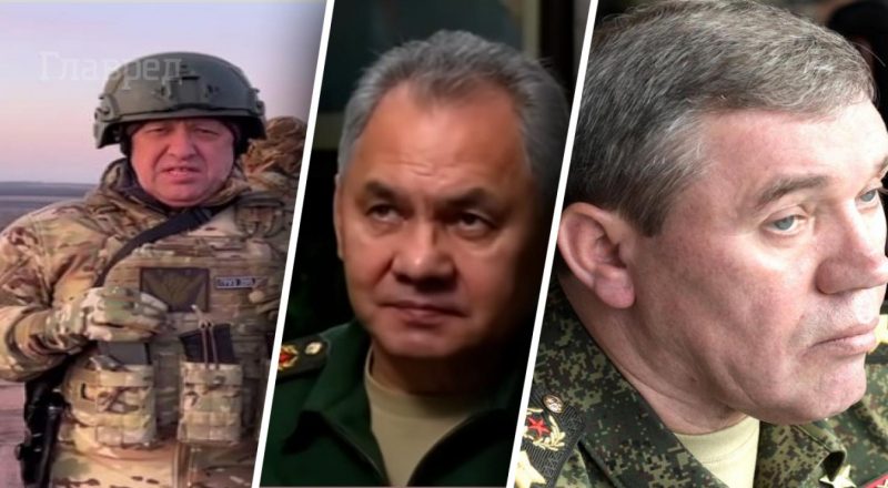 Пригожин, Герасимов и Шойгу выясняют, кто станет виноватым, когда уйдет Путин – ГУР